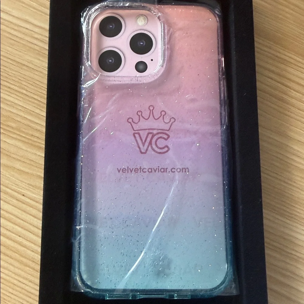 Velvet Caviar Ombre Stardust Glitter iPhone 13 Pro Case - NEW IN BOX** - Picture 1 of 6